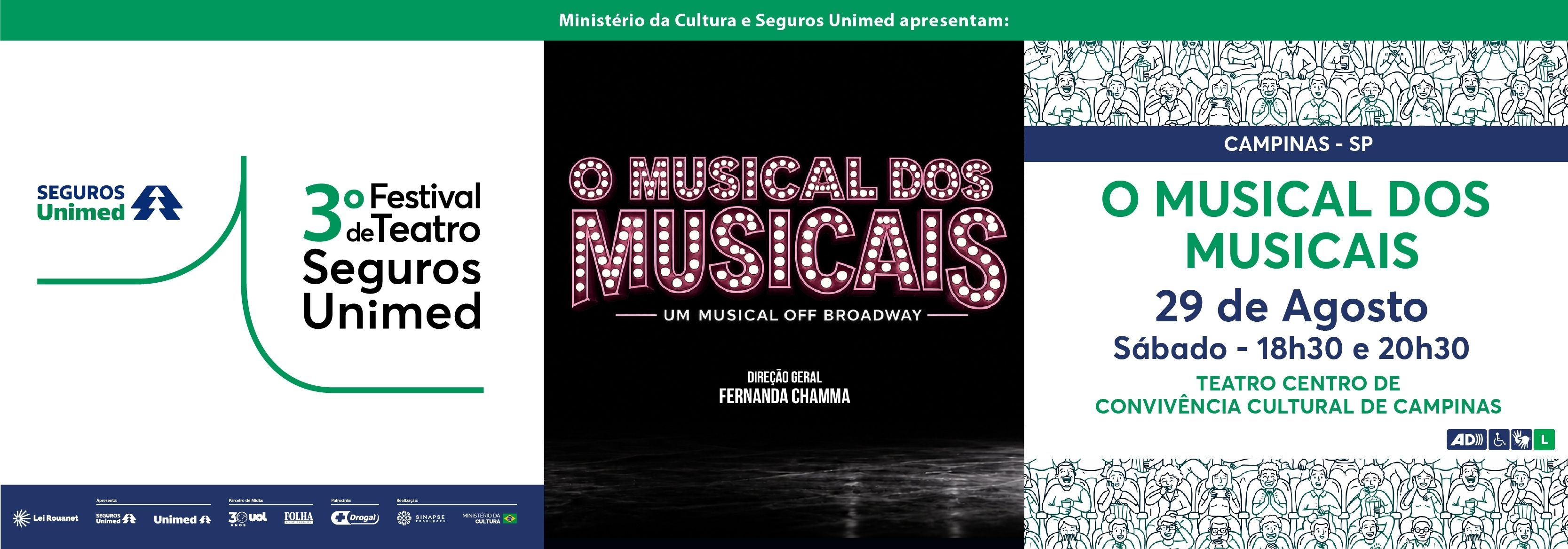 FESTIVAL DE TEATRO SEGUROS UNIMED - MUSICAL DOS MUSICAIS
