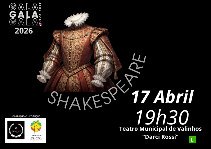 GALA VIVA ARTE 2026 - SHAKESPEARE
