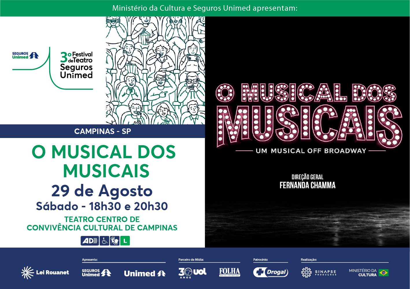 FESTIVAL DE TEATRO SEGUROS UNIMED - MUSICAL DOS MUSICAIS
