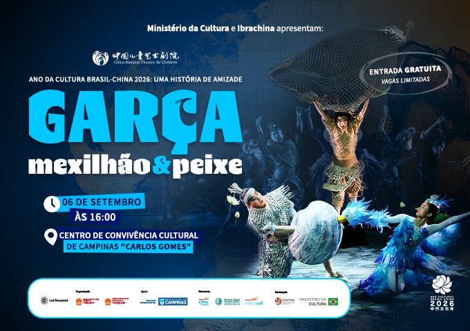 Garça Mexilhão e Peixe
